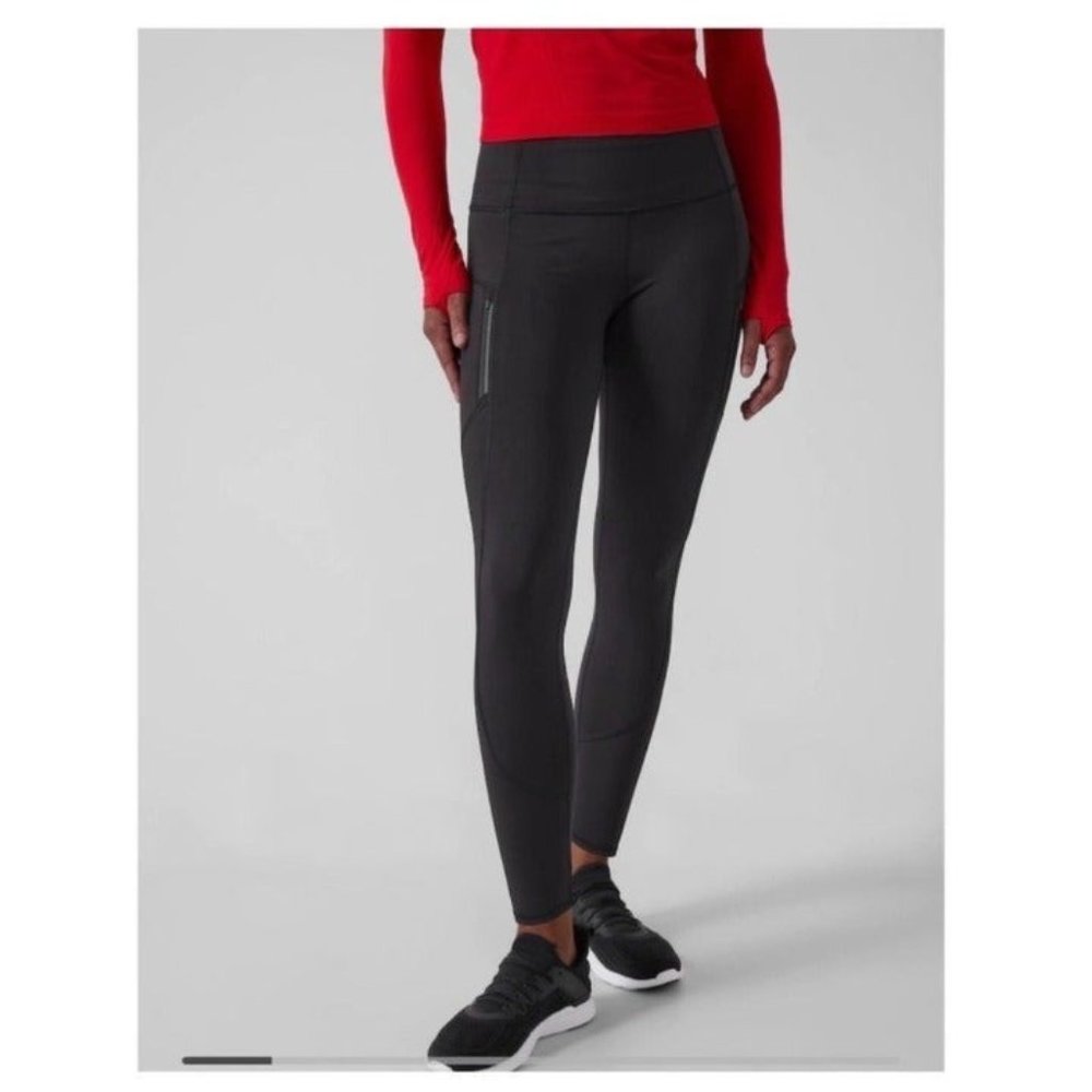 Athleta Black High-Waist Performance Leggings
